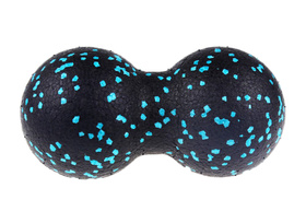 Podwójna PIŁKA do ROLLOWANIA do Masażu Mięśni Fitness 16x8cm FT31C
