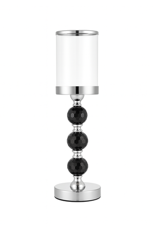 DA191B KOMPLET 3 ŚWIECZNIKÓW CZARNY