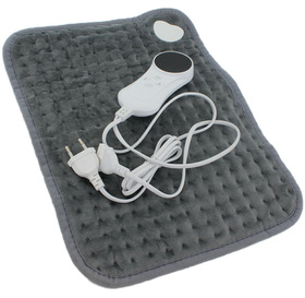 Elektryczna PODUSZKA z funkcją grzania pilot 30x40cm szara