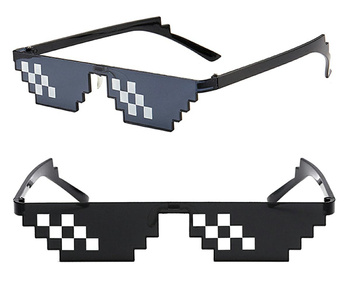 OKULARY Przeciwsłoneczne Thug Life czarne AG417B