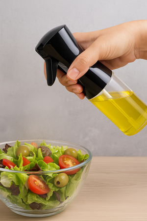 Spryskiwacz do oleju i octu 250ml – dozownik w sprayu ze szkła i stali nierdzewnej