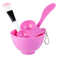 ZESTAW do Robienia i Nakładania Maseczek Algowych 6 Narzędzi różowy AG172A