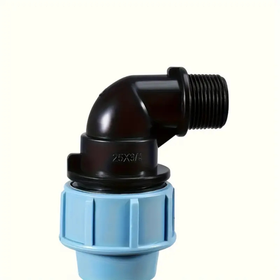 Zawór czerpalny do mauzera IBC 1000L S60x6 – kran 3/4" na sztywnej rurze PVC, szybkozłącze ogrodowe