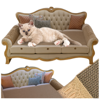 Drapak i legowisko dla kota 2w1 – sofa z tektury falistej 57,5 cm, trwały i wygodny