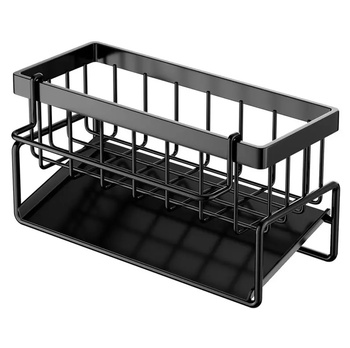 Stojący ORGANIZER kuchenny stalowy 23x9x10cm czarny DA219