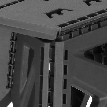 DA540 SKŁADANY STOŁEK CZARNY