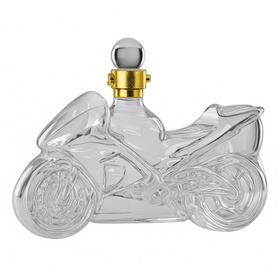 Karafka w kształcie motocykla 0,35L – prezent dla fana motoryzacji, whisky i nalewek