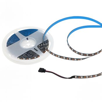 Taśma LED WS2812B RGB 5m 300 diod 60LED/m IP65 – adresowalna, wodoodporna, samoprzylepna