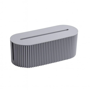 DA444 ORGANIZER PUDEŁKO NA KABLE SZARY