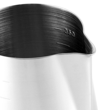 MLECZNIK stalowy dzbanek do spieniania mleka 350ml srebrny AG514D