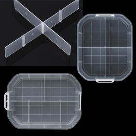 Pojemnik na klocki LEGO 5-warstwowy organizer z przegródkami i uchwytem  