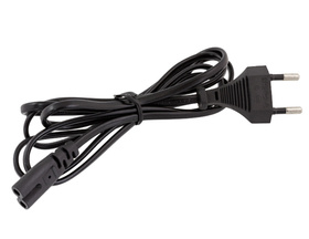 Kabel zasilający 2-pinowy Euro 1,4 m – Zasilanie do audio, video, laptopów