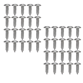 Metalowe haki ścienne U – zestaw 20 podwójnych uchwytów na narzędzia