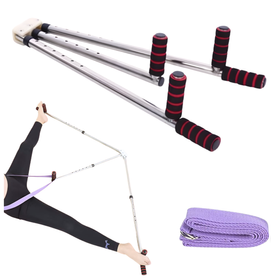Przyrząd do szpagatu regulowany rozciągacz nóg trening balet fitness