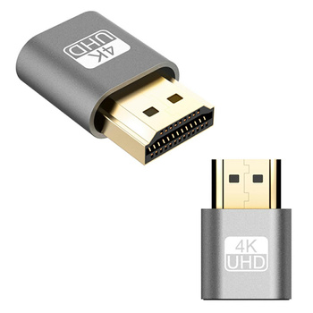 EMULATOR Monitora do Kart Graficznych GPU HDMI szary AK53D