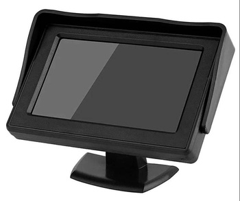 WYŚWIETLACZ LCD do Samochodowej Kamery Cofania 4,3'' 12V AK331 