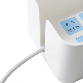 AG381E ORGANIZER NA KABLE LISTWY BIAŁY