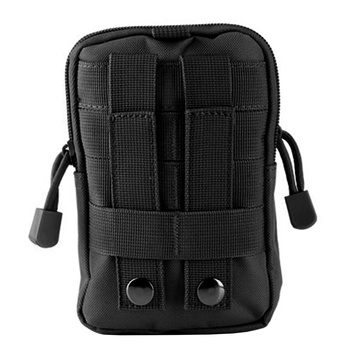 Wodoodporna nerka biodrówka na pasek – etui na telefon i drobiazgi czarna