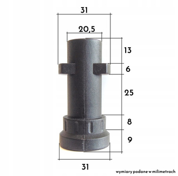 Pianownica do myjki Karcher K2–K7 – miedziana, regulowana, odporna na chemię, 180 bar