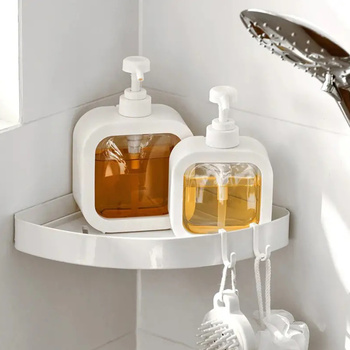 Dozownik do Mydła z Pompką – przezroczysty zbiornik, łatwe dozowanie, 350 ml DA245A