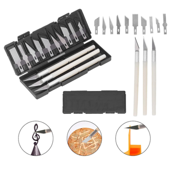 NOŻYK SKALPEL +  OSTRZA 13PCS