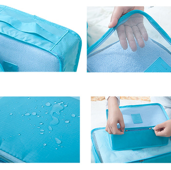 BQ28G ORGANIZER PODRÓŻNY 6 SZT GREY