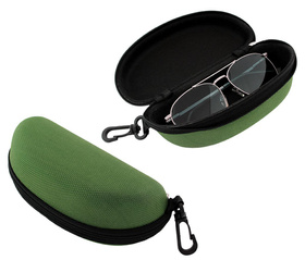 FUTERAŁ na OKULARY Etui 17x8,5cm zielone AG177G 
