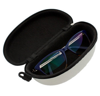 AG177D TWARDE ETUI NA OKULARY SZARE