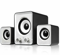 KOMPUTEROWE GŁOŚNIKI Stereo 2.1 + Subwoofer 11W białe ZS35B