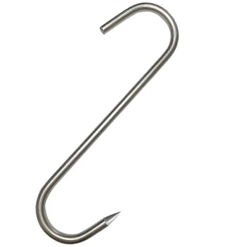20 HAKÓW Wędzarniczych Haczyki Wędzarskie Typ S 13cmx2mm srebrne 