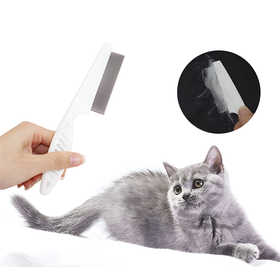 Szczotka do sierści dla psa i kota – usuwa podszerstek, nie szarpie, stalowe ząbki