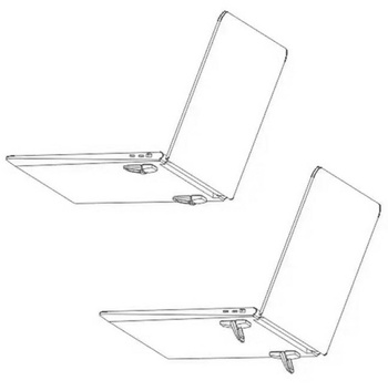 PODKŁADKI pod Laptopa 2 sztuki srebrne DA161