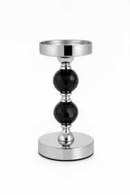 DA191B KOMPLET 3 ŚWIECZNIKÓW CZARNY