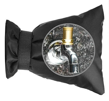 OSŁONA na KRAN pokrowiec ochronny 21x14cm czarny