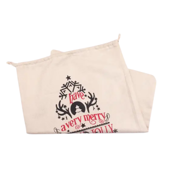 Świąteczny worek prezentowy jutowy 65×47 cm – worek od Mikołaja