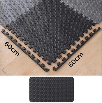 MATA pod sprzęt do ćwiczeń puzzle piankowe 180cmx180cm szaro-czarne