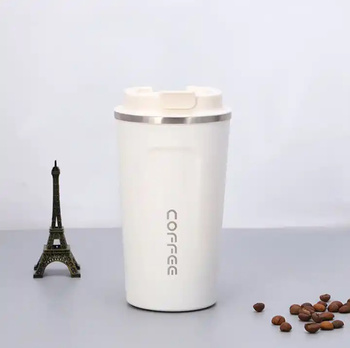 Termoczny KUBEK z wyświetlaczem LCD Coffee 510cm biały AG369H