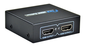 Splitter HDMI 1x2 – Rozdzielacz Sygnału Full HD i 4K, wysoka jakość, 2 wyjścia HDMI czarny HD28C