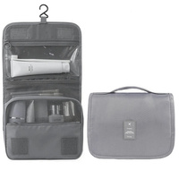 BQ59B KOSMETYCZKA PODRÓŻNA SZARA