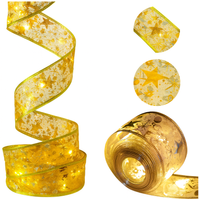 DA523 ŁAŃCUCH CHOINKOWY WSTĄŻKA 50M