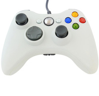 Kontroler przewodowy do XBOX 360 i PC – pełen komfort i mocne wibracje biały KX13A