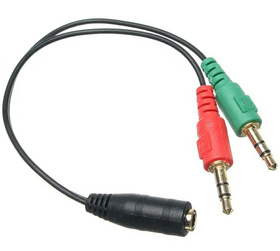 AK268A ADAPTER KABEL MINI JACK SŁUCHAWKI