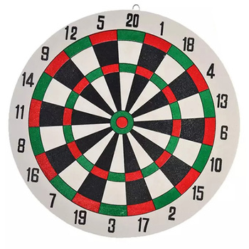 DWUSTRONNA TARCZA do Rzutek Dart 30cm + Rzutki x 3 AG144E