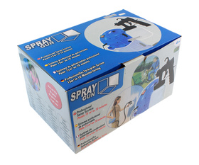 Elektryczny pistolet malarski 650W z kompresorem – zestaw natryskowy do malowania i lakierowania