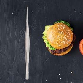 DA505 METALOWA PĘSETA 18CM