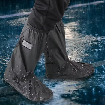 Wodoodporne ochraniacze na buty motocyklowe z odblaskami – rozmiar L (40-42) BQ93A