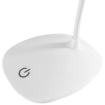 Lampka biurkowa LED dotykowa USB z regulacją jasności 3 tryby biała