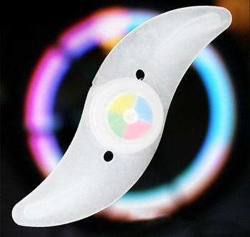 Świecąca Nakładka na Szprychy Rowerowe – bezpieczeństwo i styl na drodze | LED RGB ZD63D