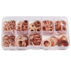 DA15 ZESTAW PODKŁADEK MIEDZIANYCH 200SZT