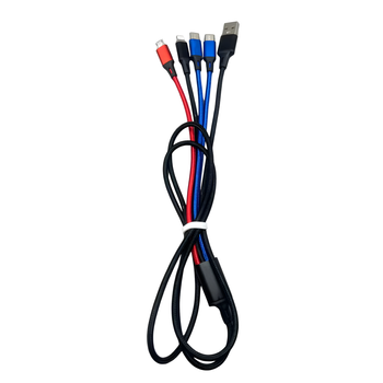 Uniwersalny kabel 4w1 1,2 m – USB-C, micro-USB, Lightning, szybkie ładowanie i transmisja danych